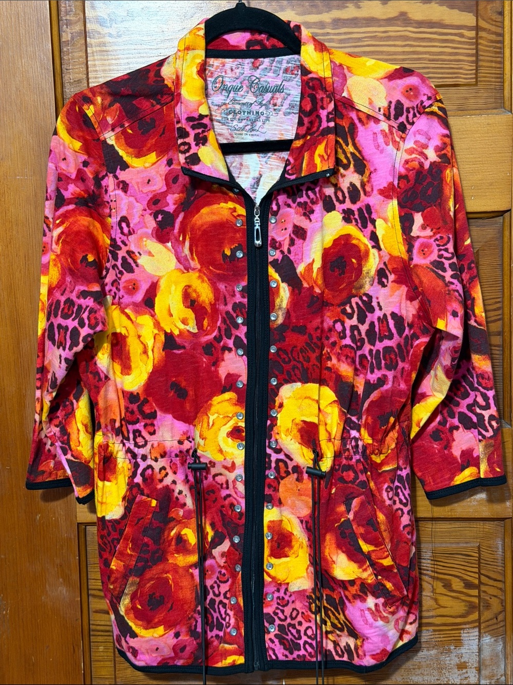Onque Casuals Full Zip Jacket Size XL